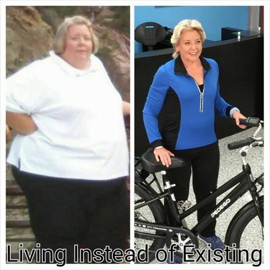 Biking helped her lose nearly 300 pounds
