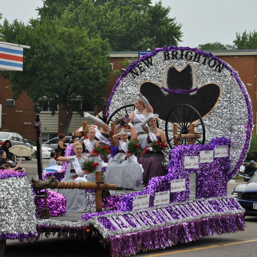 Wave and cheer on the Stockyard Days Parade Royalty.