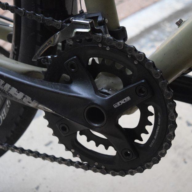 Bike Grease Mark Avoiding a Chainring Tattoo