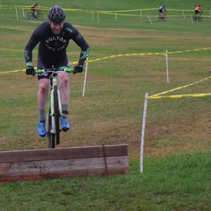 Cycle Cross fun jumping over the hurdles in St Louis Park, MN.