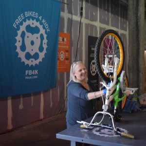 Put more smiles on children's faces by volunteering with Free Bikes 4 Kidz to clean, prep, or wrench some of the 5,000 bicycles collected this last month.