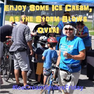 As the first winter storm blows through, take a break and have some ice cream.