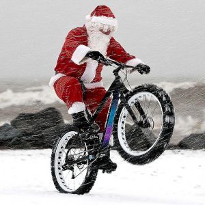 Santa has traded in his iconic sleigh for a new ride this year!