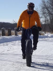 Layering your clothing is important for a winter commute.