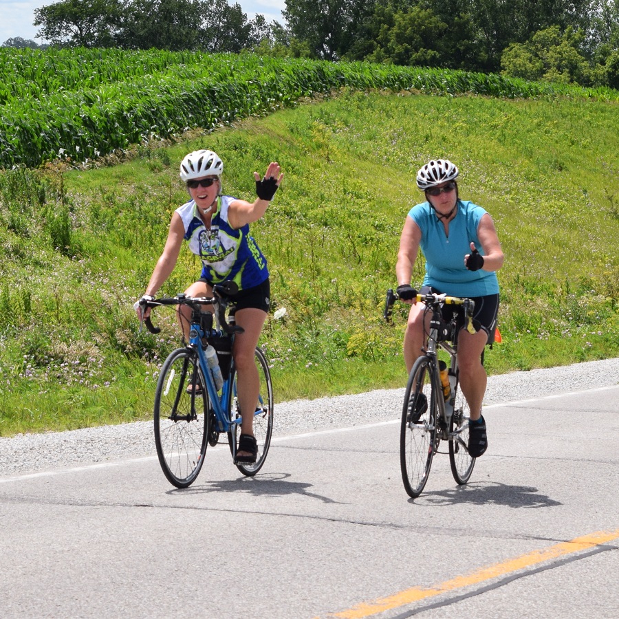 Ride with old and new friends om the Root River Bluff & Bluff Bike Tour.