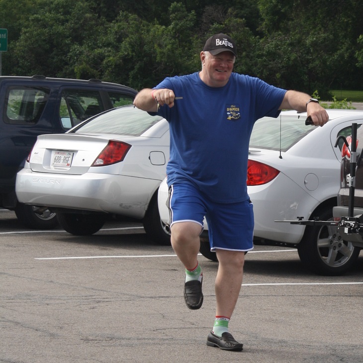 Finding a balance between training and rest some people like to dance when they are not riding.