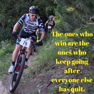 The moral to this Wisdom Wednesday is winners never quit.
