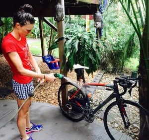 For a bicycles optimal condition stay away from the high pressure water hose. photo-frpm gwenjorgensen.com