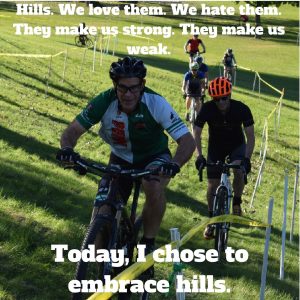 Hills. We love them. We hate them. They make us strong. They make us weak. Today I chose to embrace hills.