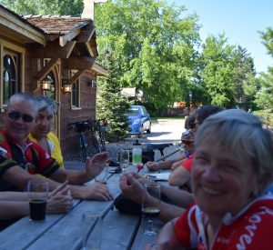 After riding the trails and bike friendly roads in the Twin Cities Gateway enjoying a cold beverage with friends is a great way to seal the ride.