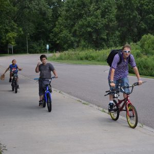Stop along the trail in the Twin Cities Gateway for a some fishing.