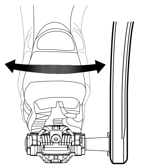 Spd pedal clearance float
