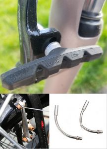 adjusting v brakes on a bike