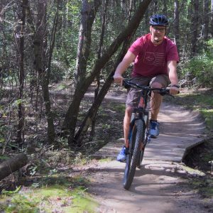 What better way to start your week than a Monday morning mountain bike ride in the woods.