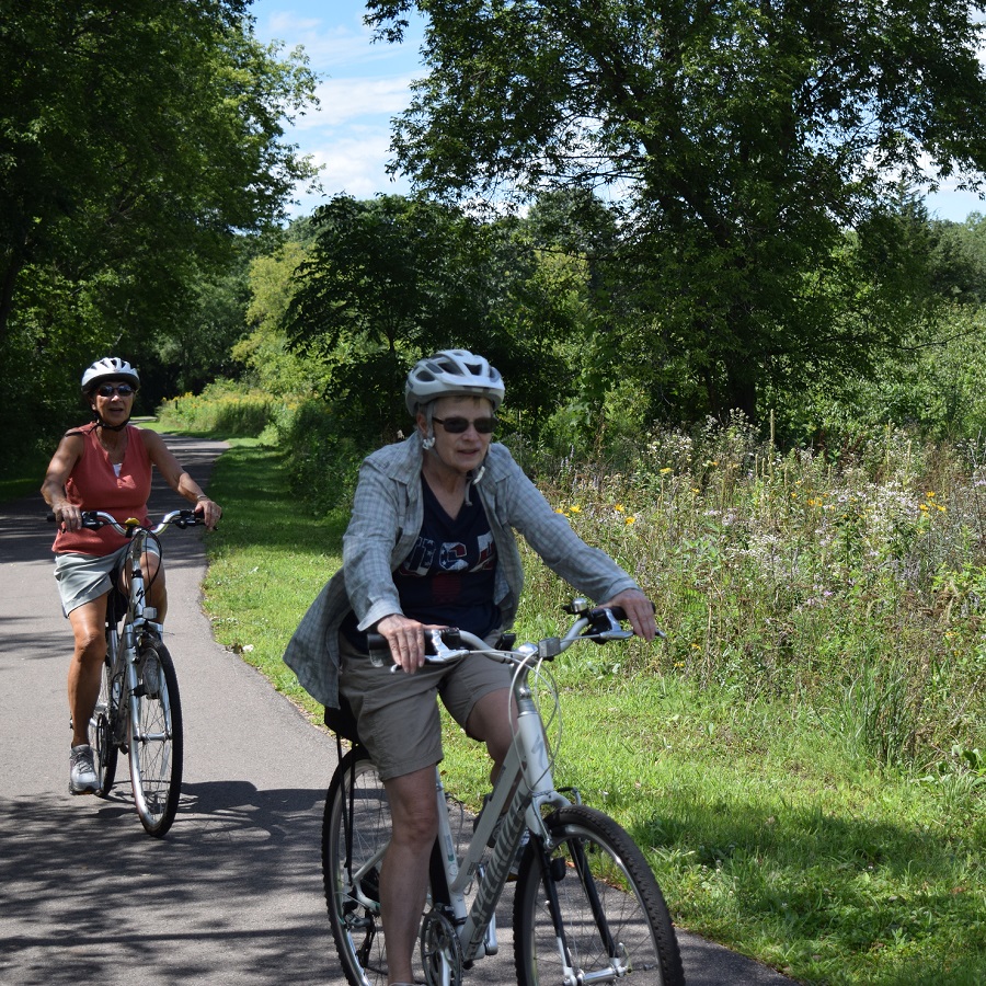 Get close to nature on all the paved trails winding through Shoreview.