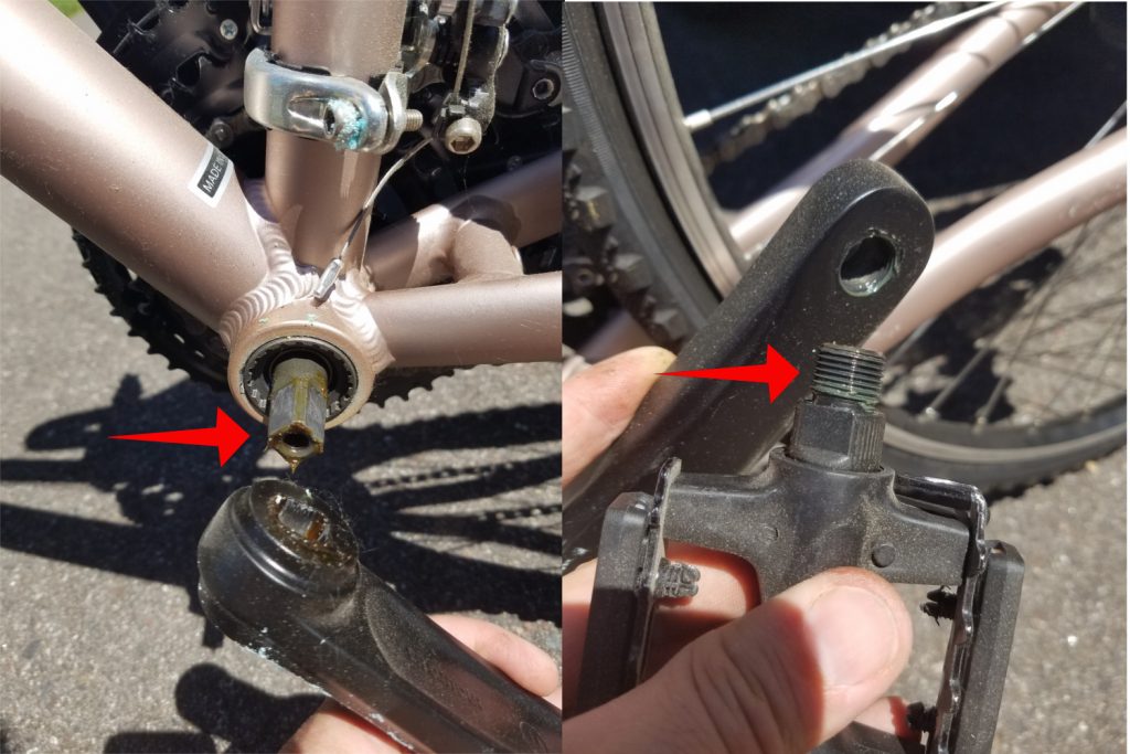 creaky bike pedals