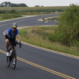 Here we caught a number of touring cyclists enjoying some of routes in Minnesota's Bluff Country, that will be a part of the LaCrosse Bicycle Festival, September 1 - 4. 