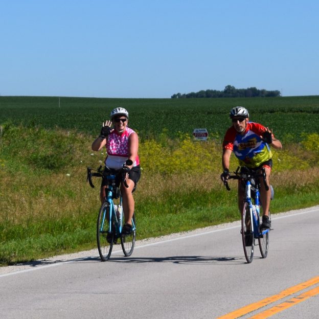 Here in this 'Yeah It's Friday' Pic of the Day , riders are kicking off the 2017 Root River Bluff & Valley Bike Ride in SE Minnesota.