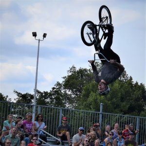 Watch the Ride Factory preform some high-rising stunts right in front of you.