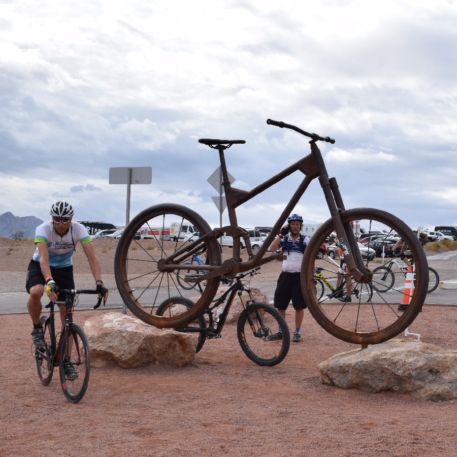 Out in Bootleg Canyon there is plenty of room to test out the latest bikes manufactures are showcasing.