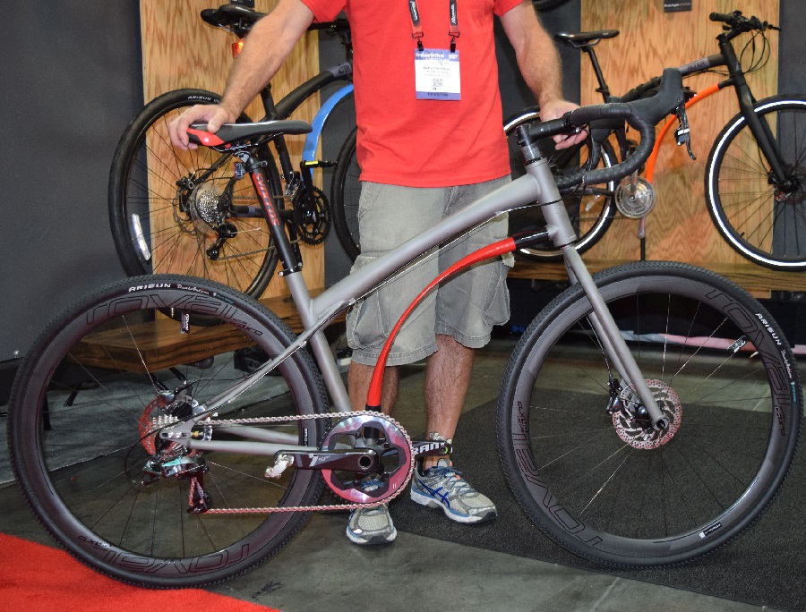 Here the manufactures of Alter Bicycles is showing and demonstrating the latest line of there line of bikes at Interbike.