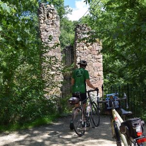 At the old mill ruins, high quality flour was produced from 1857 to 1894, under the name "Belle of Hastings."