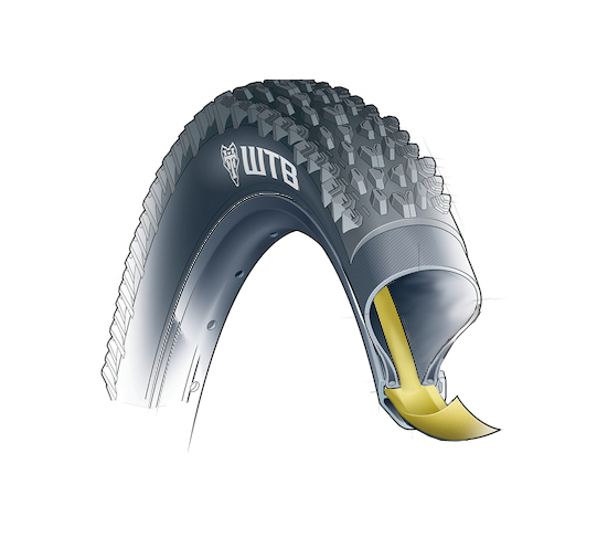 Tubeless bike clearance tires