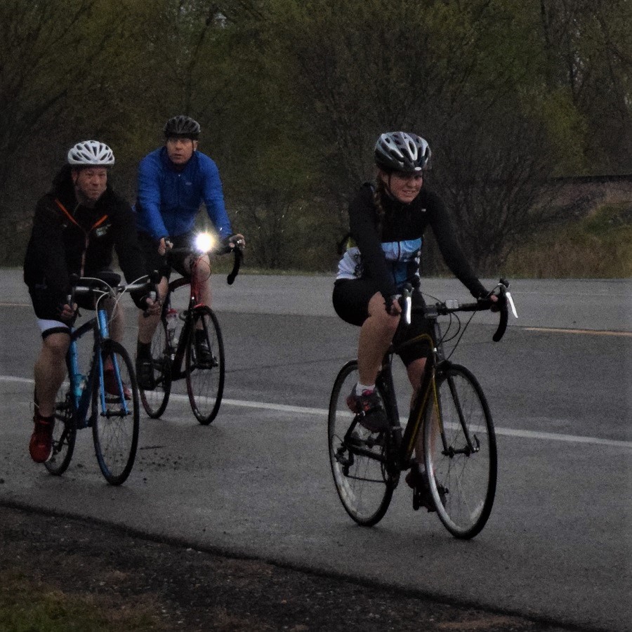 Visibility is key to safe bike ride as the days become shorter.