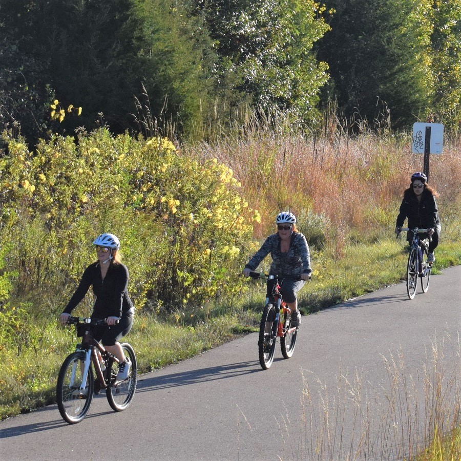 The Lake Wobegon Trail is a family friendly paved path system offering everyone a fun time.