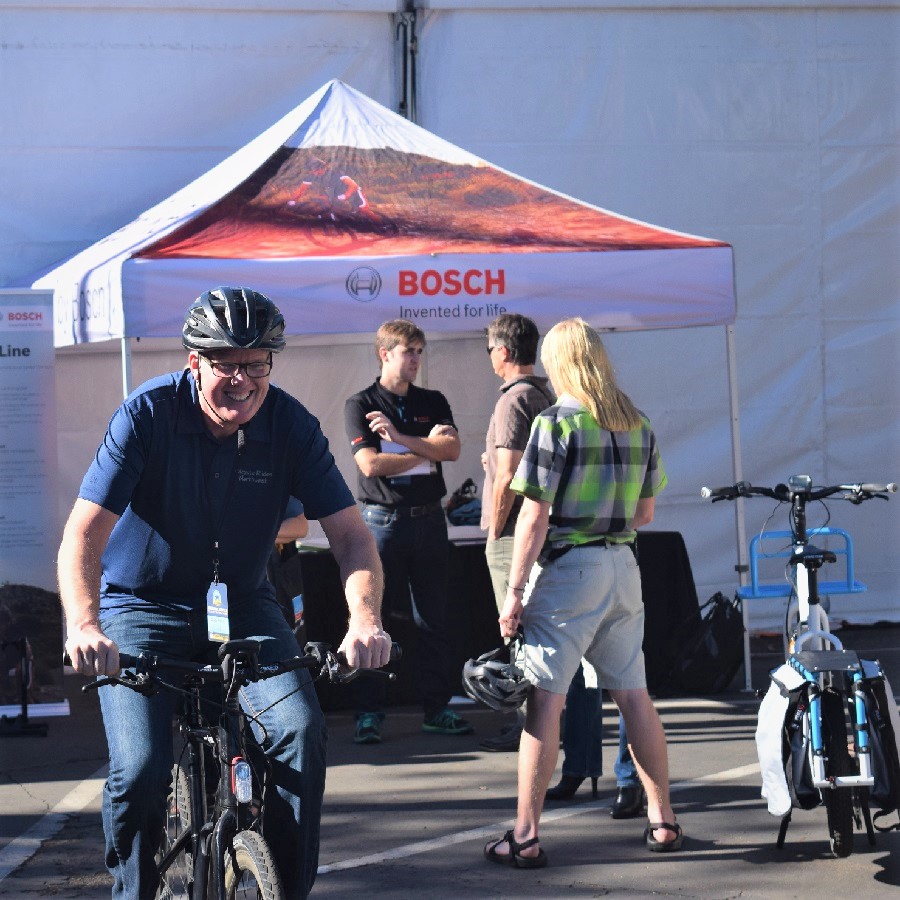 Bosch or Shimano are the two main motor manufactures for E-Bikes.