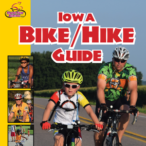 The inaugural Iowa Bike Guide cover you can pick up at the Bike Expo, in Des Moines this Saturday.