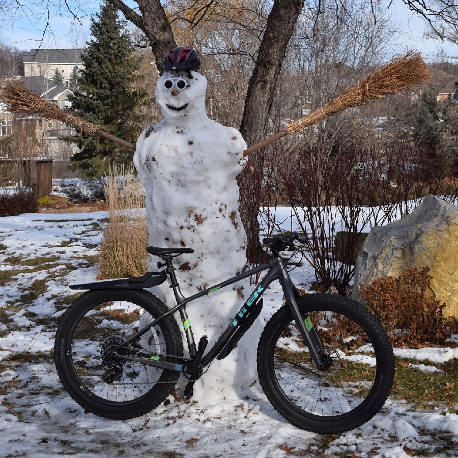 It’s Friday and HaveFunBiking George will soon melt away as the spring thaw approached,