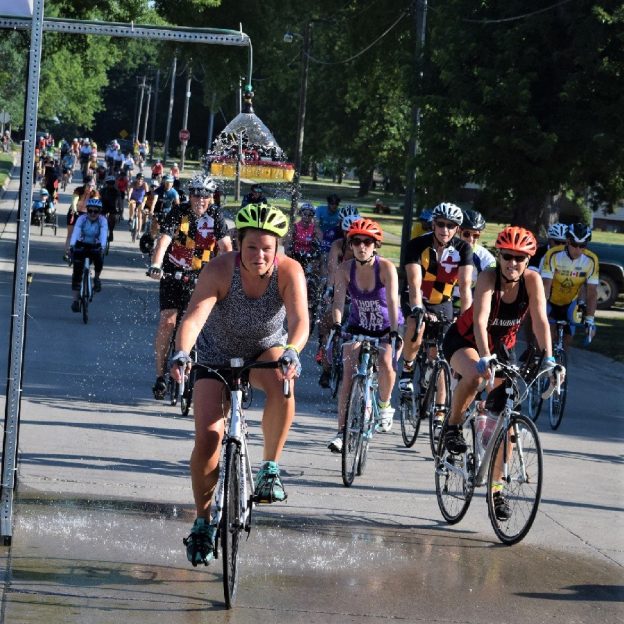 Its has been a warm, humid Memorial Day Weekend and today, here in the upper Midwest, it going to be hot, so stay cool.  Stay cool and hydrated just like these cyclist riding out in the hot, humid sun.