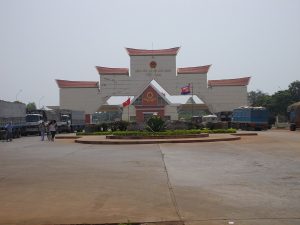 Border crossing at Xa Mat Vietnam