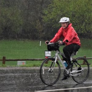 Hopefully today is the last of this year's spring rains, as summer is only two days away. Here in this pic of the day we wanted to share a couple photos of riders in a past, from the former Minnesota Ironman Bicycle Ride, taken in Stillwater, MN.