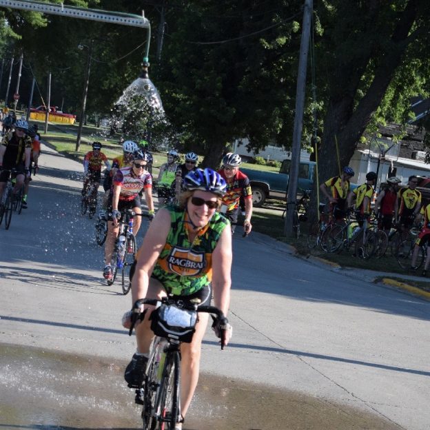 Its still spring and it's going to be hot, so stay cool. Here in this Bike Pic, riders on RAGBRAI 2017 demonstrated ways to have fun and stay cool when out riding in the hot, humid sun.
