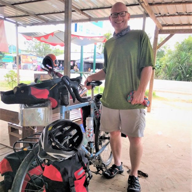 My second Southeast Asian solo bike tour saw me again crossing the border to bicycle Cambodia. After my first trip to Vietnam and Cambodia in 2014, I promised myself a return for an extended tour. Fortune smiled upon me and I returned for a 16-day solo tour.