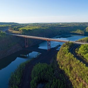 The Mesabi Trail now crosses over Minnesota's tallest bridge.