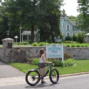 In Minnesota, at the confluence of the Rum entering the Mississippi River you will find many beautiful turn-of-the-century homes and gardens to tour.