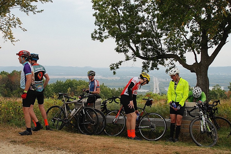 The beautiful scenery and the challenging hills make this ride one to remember.
