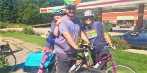 Tour DE' Tush - Twin Cities, at a water stop