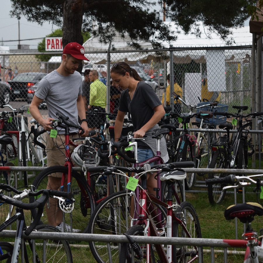 RIDING YOUR BIKE TO THE MINNESOTA STATE FAIR CYCLIST CAN CHOOSE BETWEEN THREE SECURE BIKE CORRALS TO PARK THEIR BIKE WHILE VISITING THE GREAT MINNESOTA GET TOGETHER.