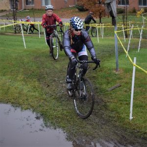 It looks like a wet bike pic Tuesday here in the upper Midwest as cyclocross races move into the fall season. Here in this photo, we dug up a picture of a couple biker chicks enduring the wet weather and a muddy race course in Mendota Heights, MN.