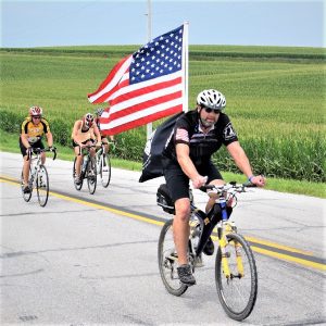 This Bike Pic Sunday, Veterans Day, we at want to honor those who have served in the military to keep our freedom intact. This photo was taken this last summer on the ride across Iowa, RAGBRAI.