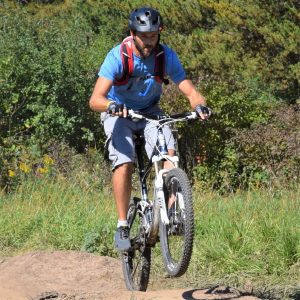 A bike pic to remember! This Wheelie Wednesday photo was taken this fall in Lebanon Hills Park, home of the Wild Ride  Mountain Bike Festival, September 22nd.