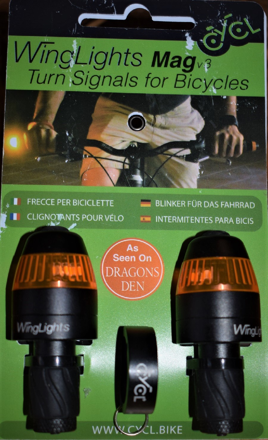 WingLights Fixed Turn Signals for Bicycles - CYCL