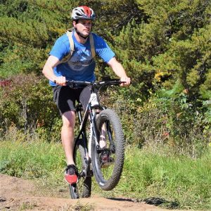A bike pic to remember! This Wheelie Wednesday photo was taken this fall in Lebanon Hills Park, home of the Wild Ride Mountain Bike Festival.