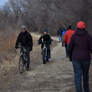 This Bike Pic Tuesday, we caught this biker chick and dude out having fun along the Minnesota River bottoms near Bloomington, MN.