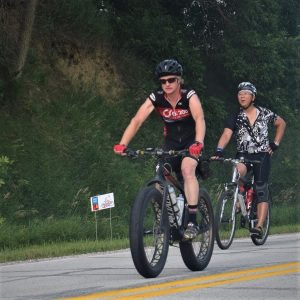 Looking through the summer archive we found this bike pic of cyclists riding across Iowa. See more fun photo on the RAGBRAI 2018 website.