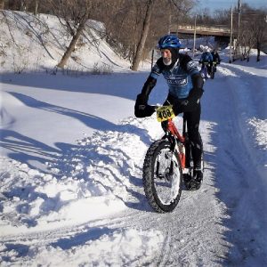 This Bike Pic Saturday, with several more inches of snow that just fell and another wave coming tonight, have some fun. Maybe taking in a race?